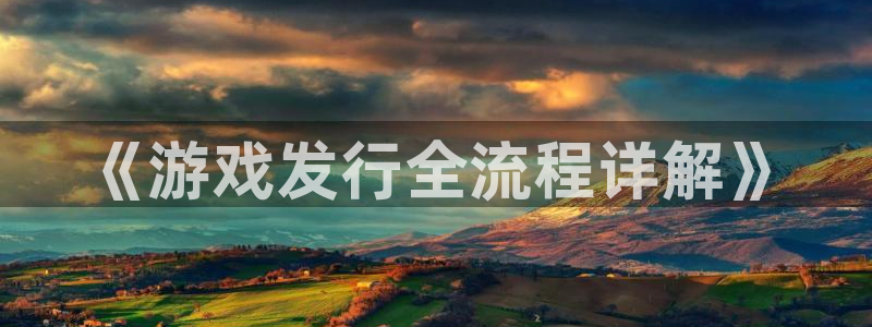 广东im电竞电子科技有限公司 联系电话：《游戏发行全流程详解》
